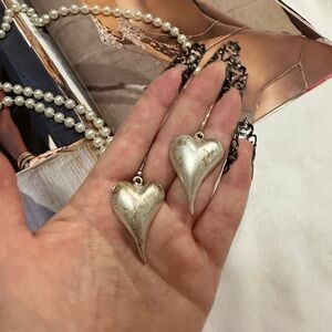 3/25$ Heart Drop Earrings